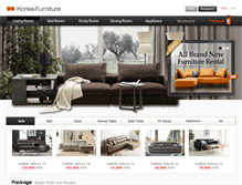 Tablet Screenshot of korea-furniture.com